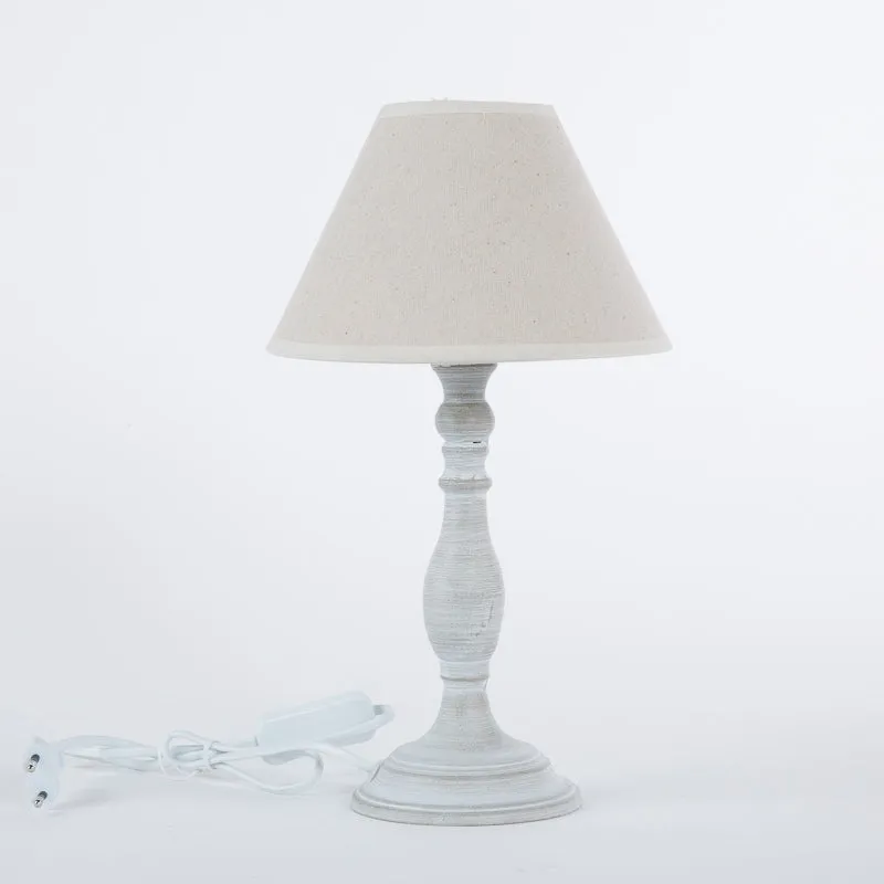 Abat-jour shabby da tavolo cm 20x35h