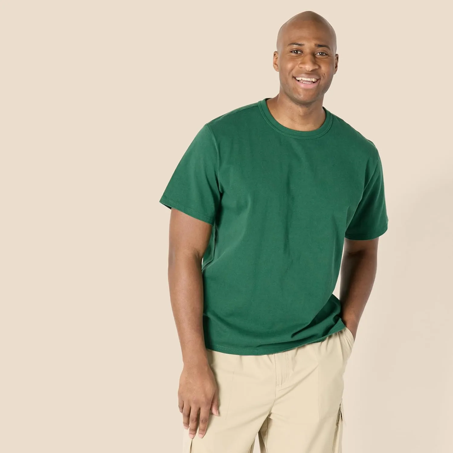 Amazon Essentials Men's Relaxed-Fit Heavyweight Cotton T-Shirt