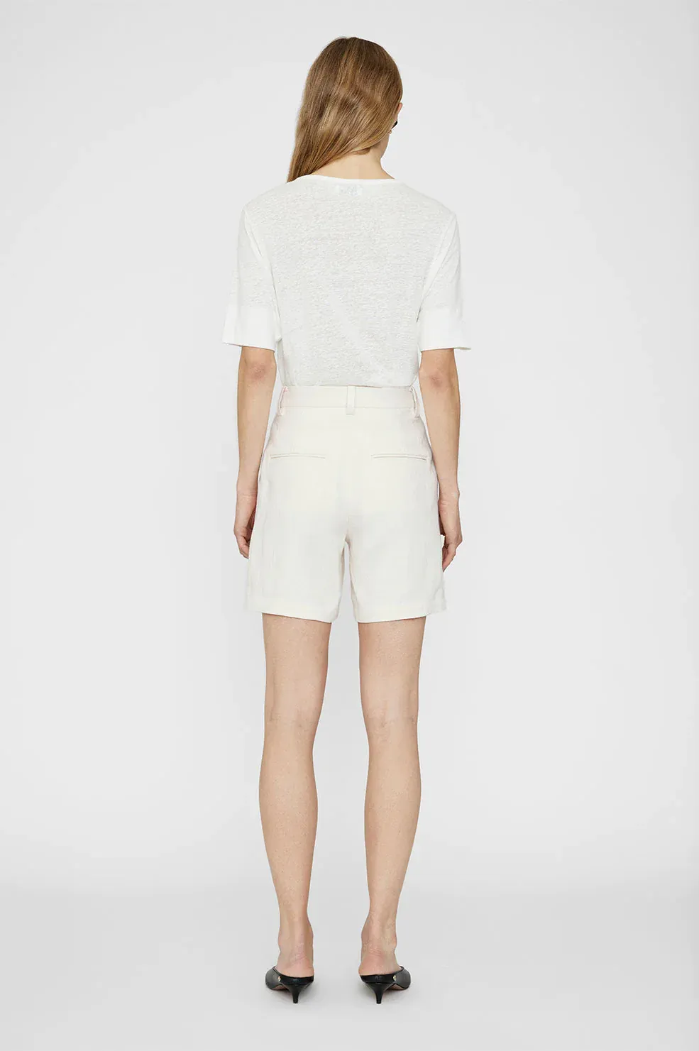 Anine Bing - Carrie Shorts in Eggshell