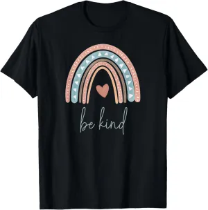 BE KIND Positive Message Inspiring Quote Retro Vintage Boho T-Shirt