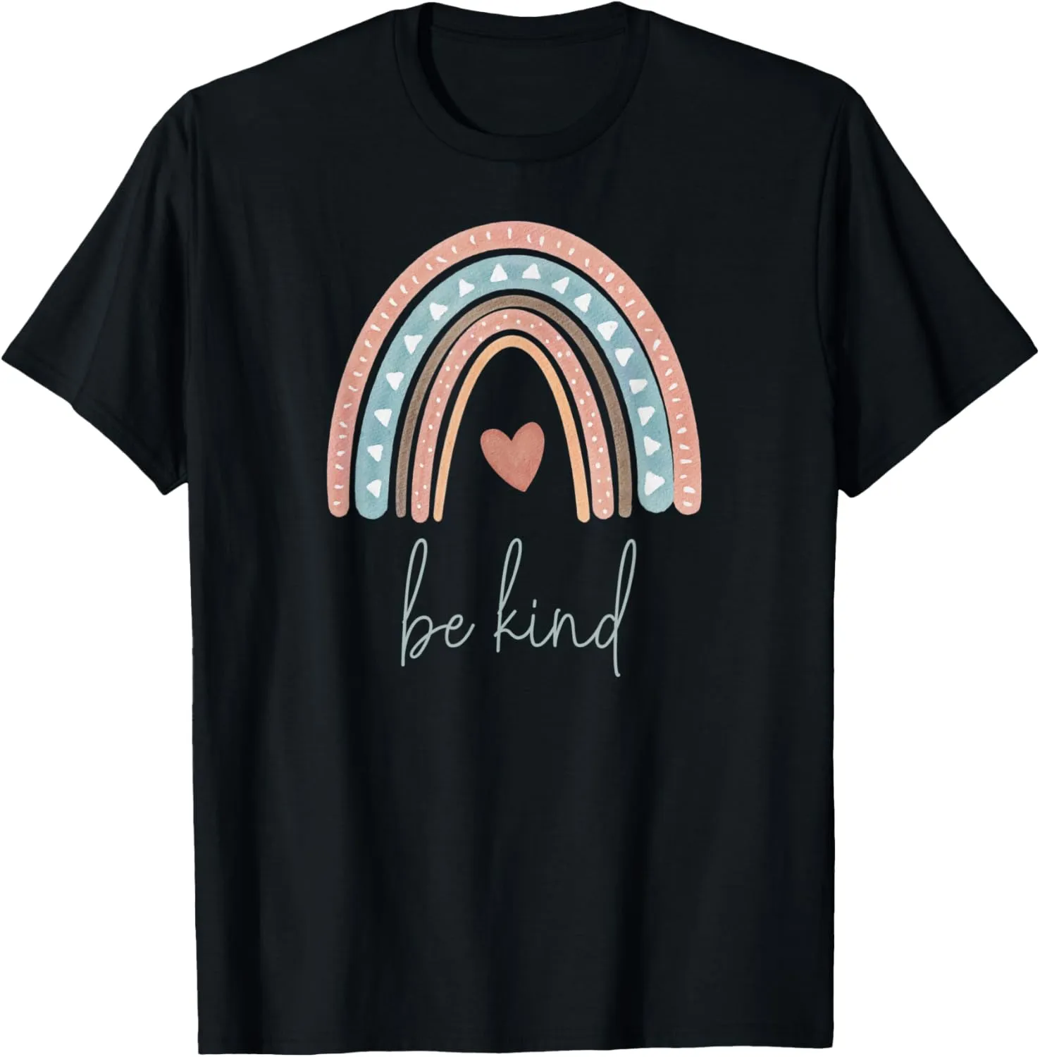BE KIND Positive Message Inspiring Quote Retro Vintage Boho T-Shirt