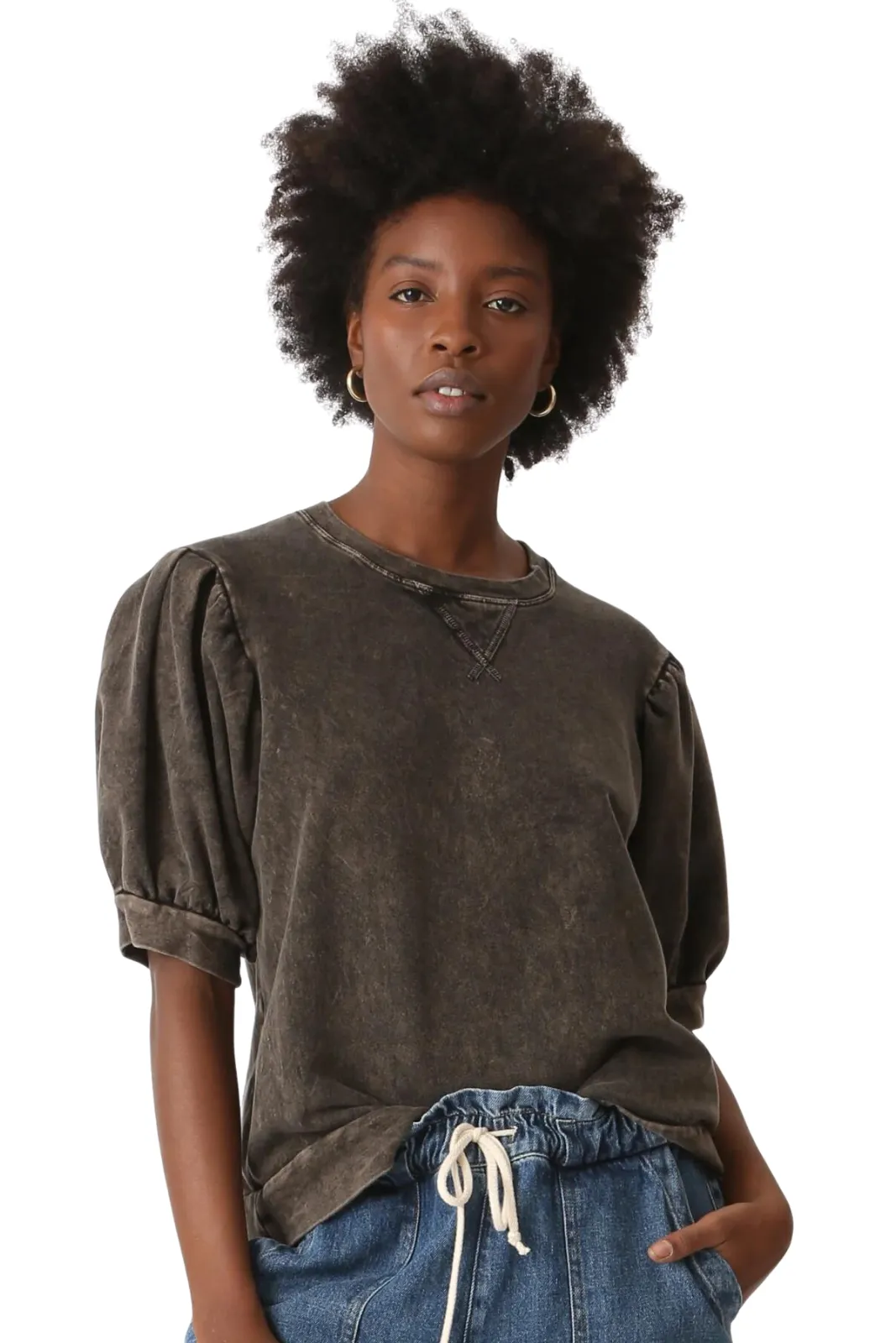 Casey S/S Sweatshirt , Acid Russet
