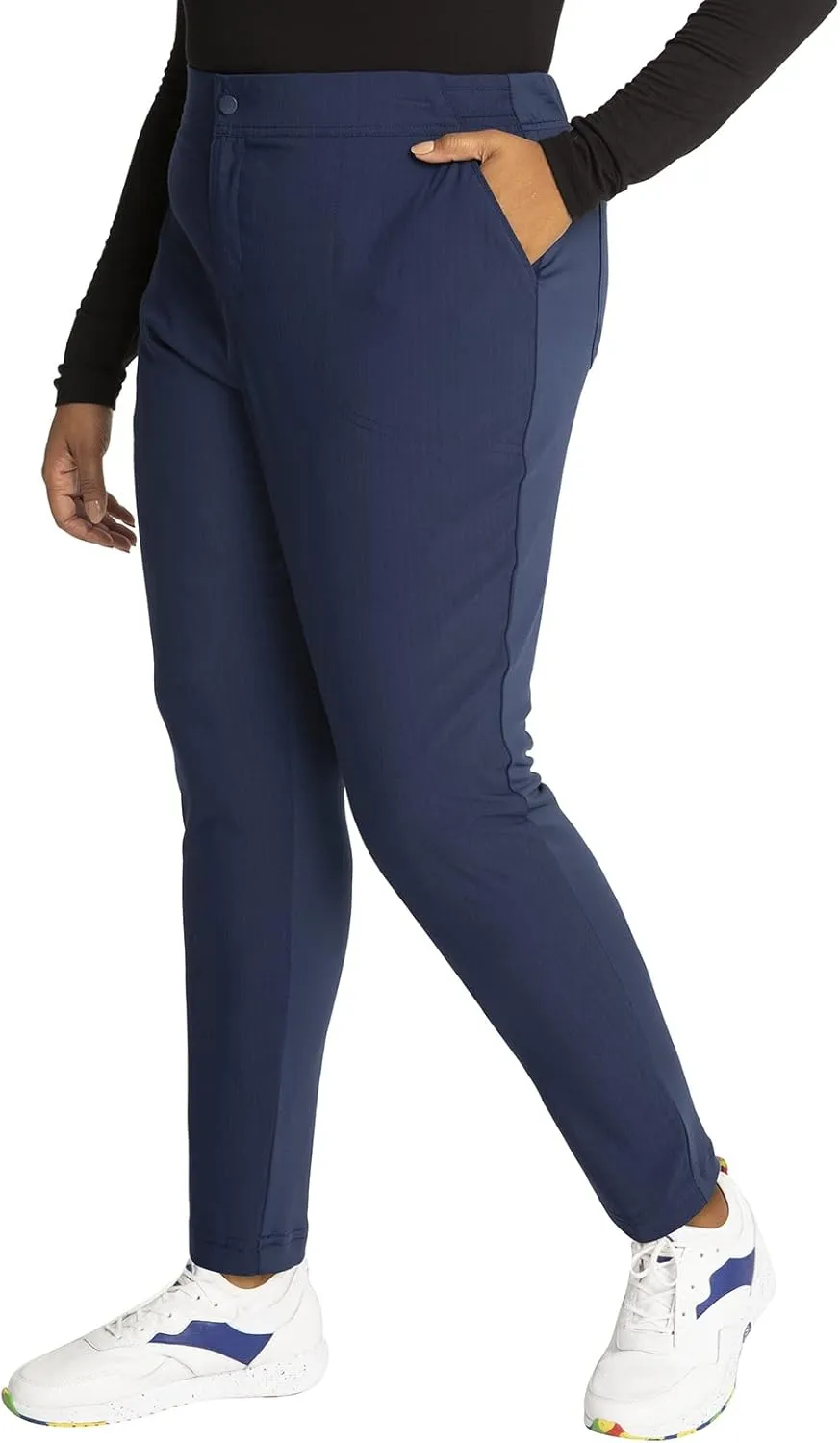 Cherokee Statement Women Scrubs Pant Zip Front Fly Tapered Leg CK270