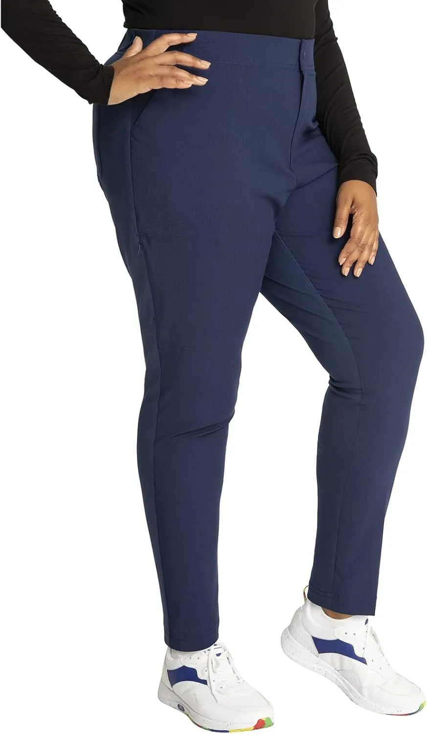 Cherokee Statement Women Scrubs Pant Zip Front Fly Tapered Leg CK270