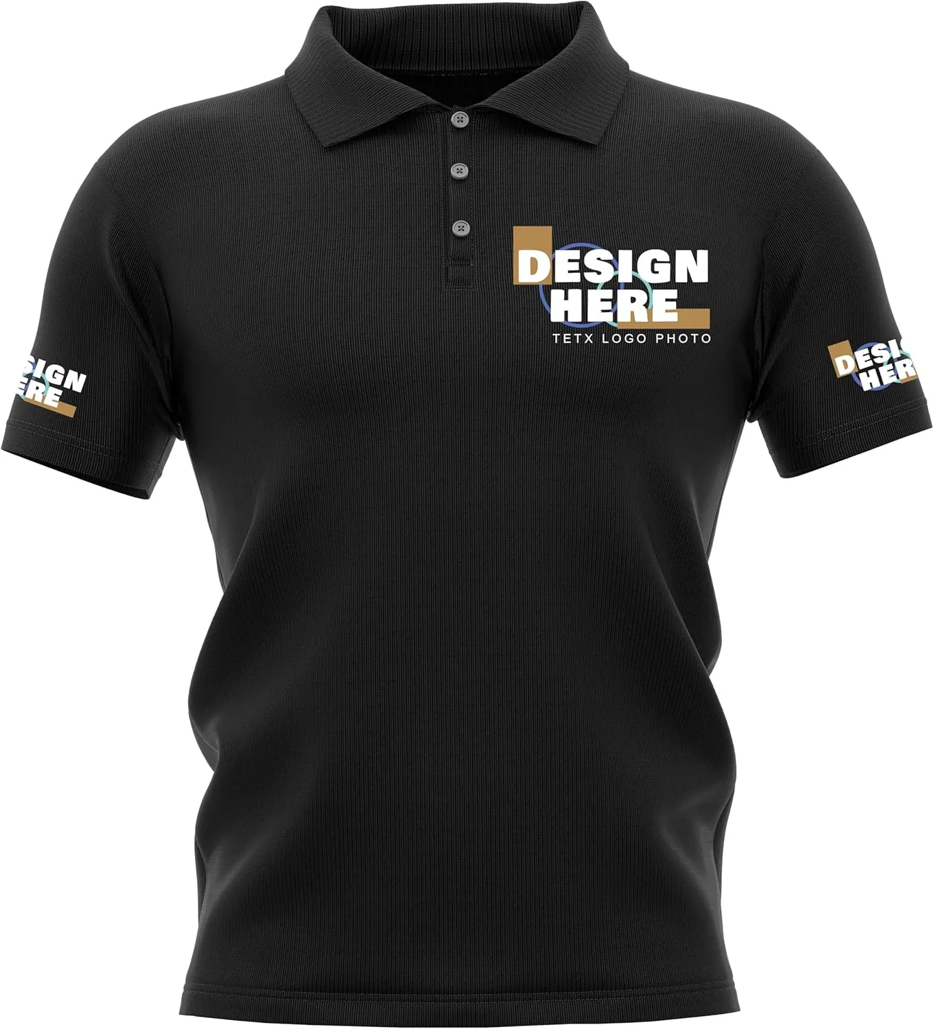 Custom Polo Shirt for Men Customized Golf Shirts Design Your Own Personalized Tee Upf50  Print Embroidered Text Photo Logo