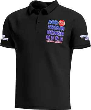 Custom Shirt for Men Customized Polo Golf Shirts Design Your Own Personalized Tee Print Embroidered Text Photo Logo