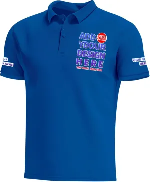 Custom Shirt for Men Customized Polo Golf Shirts Design Your Own Personalized Tee Print Embroidered Text Photo Logo