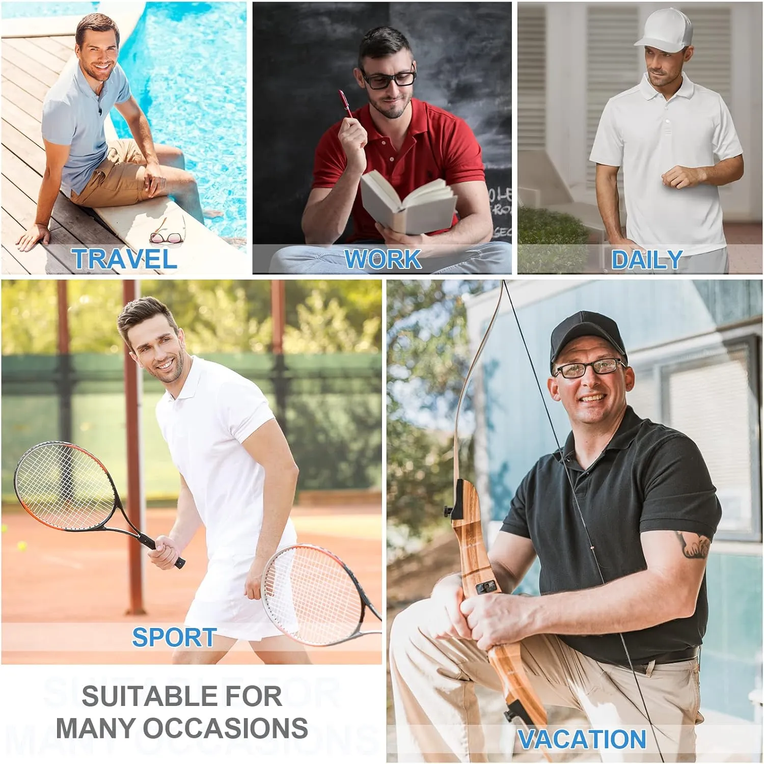 Custom Shirt for Men Customized Polo Golf Shirts Design Your Own Personalized Tee Print Embroidered Text Photo Logo