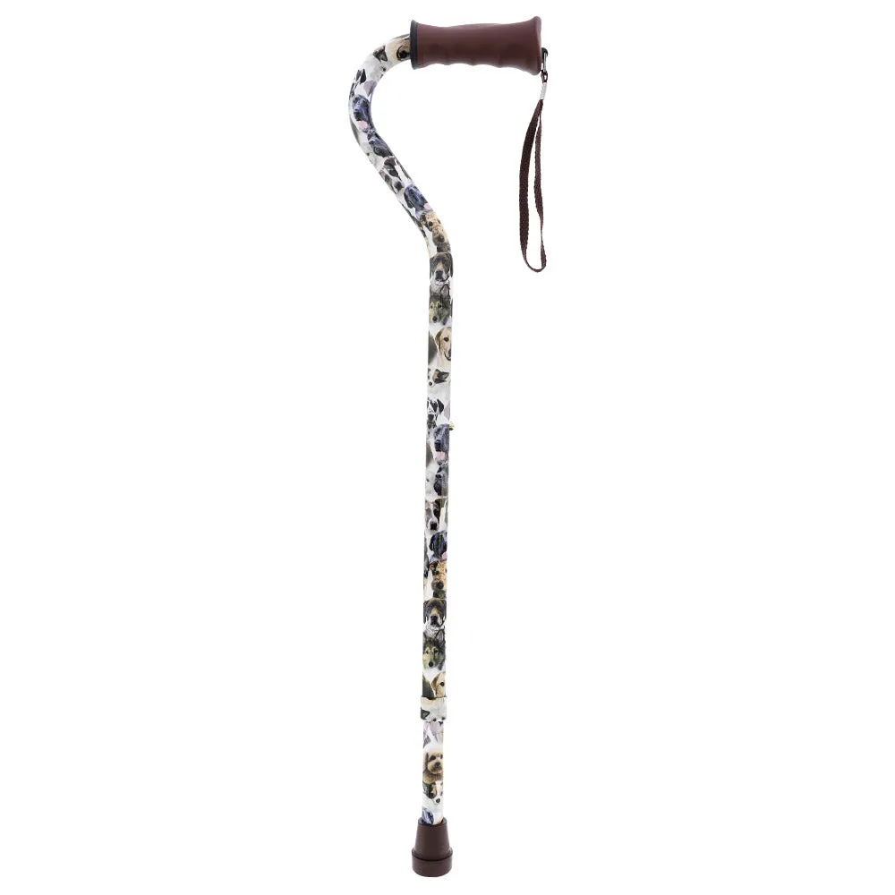 Dog Lovers' Choice: Comfort Grip Offset Walking Cane