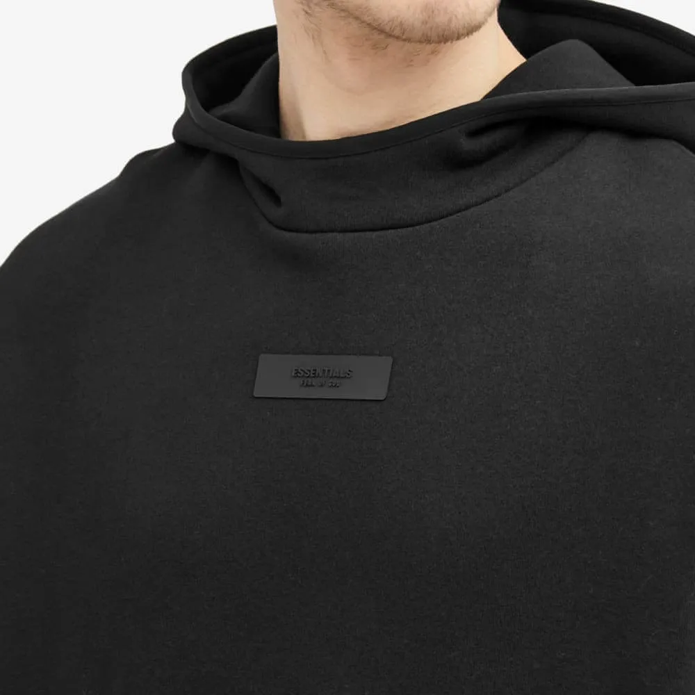 Fear Of God Essentials Spring Tab Detail Hoodie, black