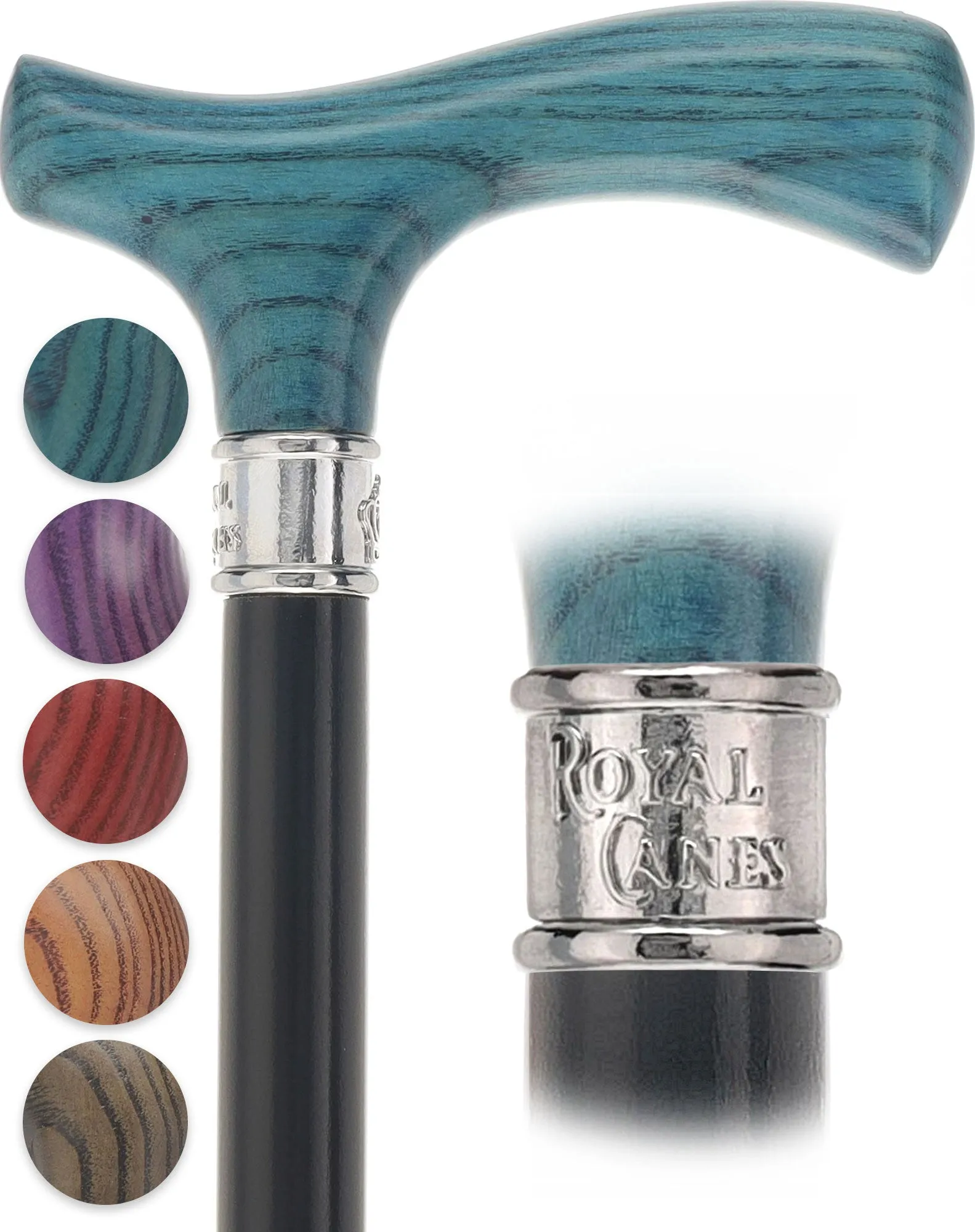 Fritz Comfort Color Stained Handle Black Shaft