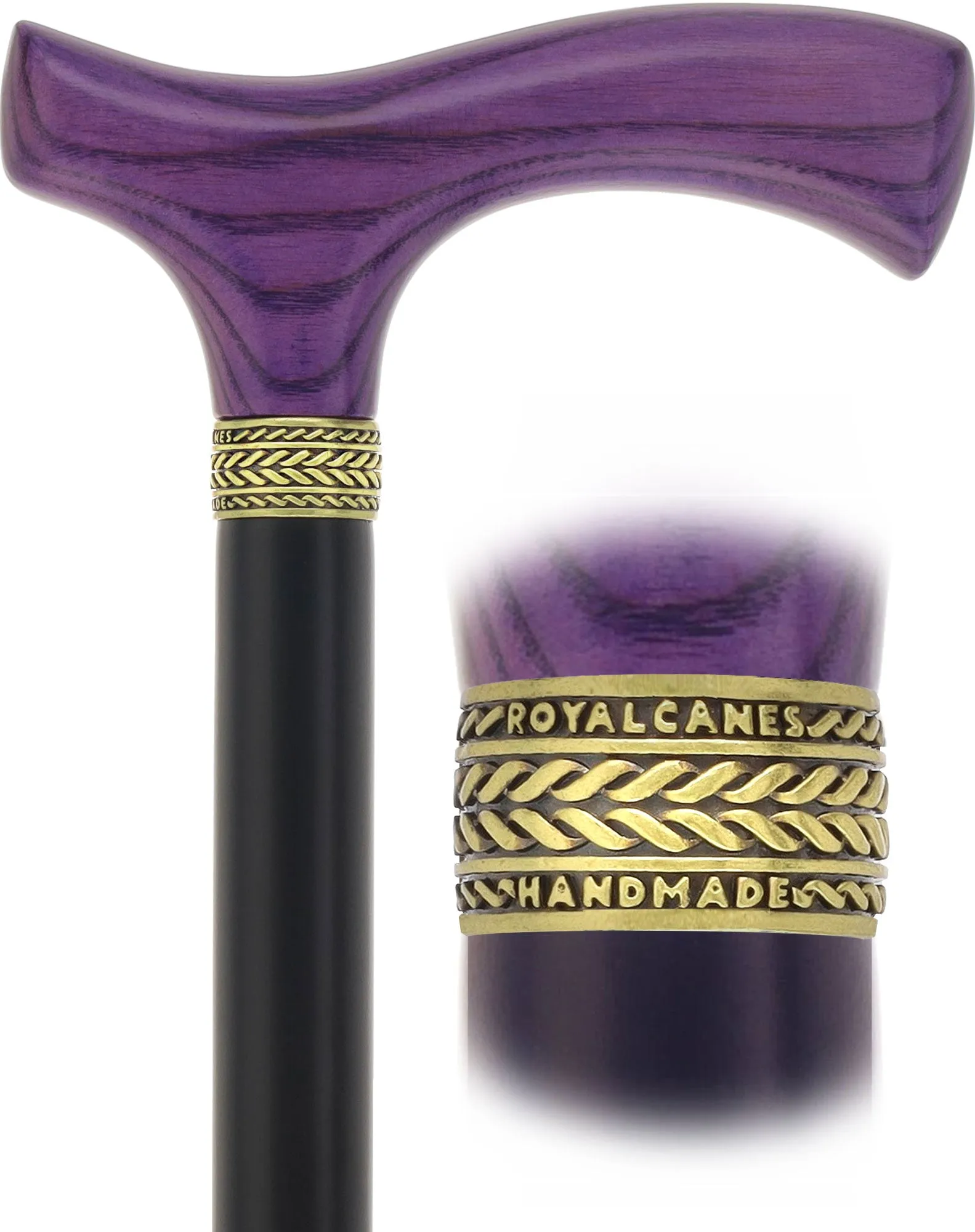 Fritz Comfort Color Stained Handle Black Shaft