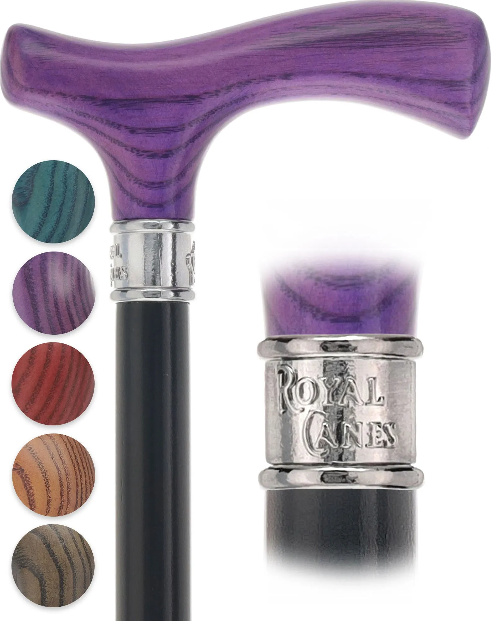 Fritz Comfort Color Stained Handle Black Shaft