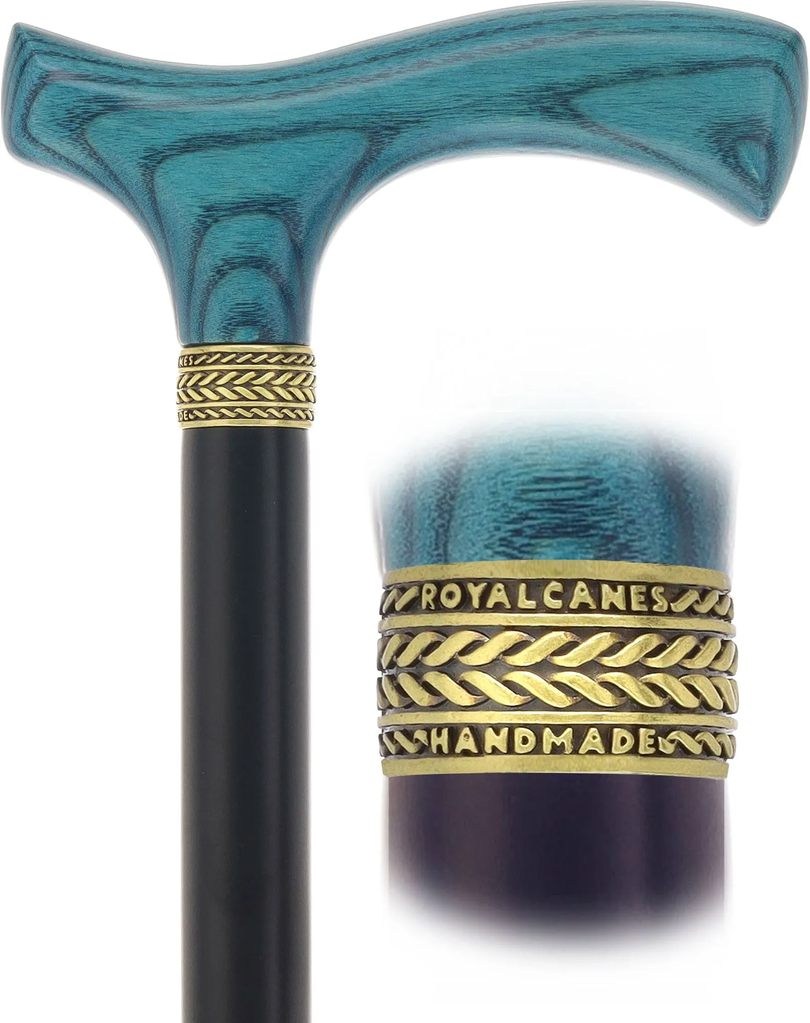 Fritz Comfort Color Stained Handle Black Shaft