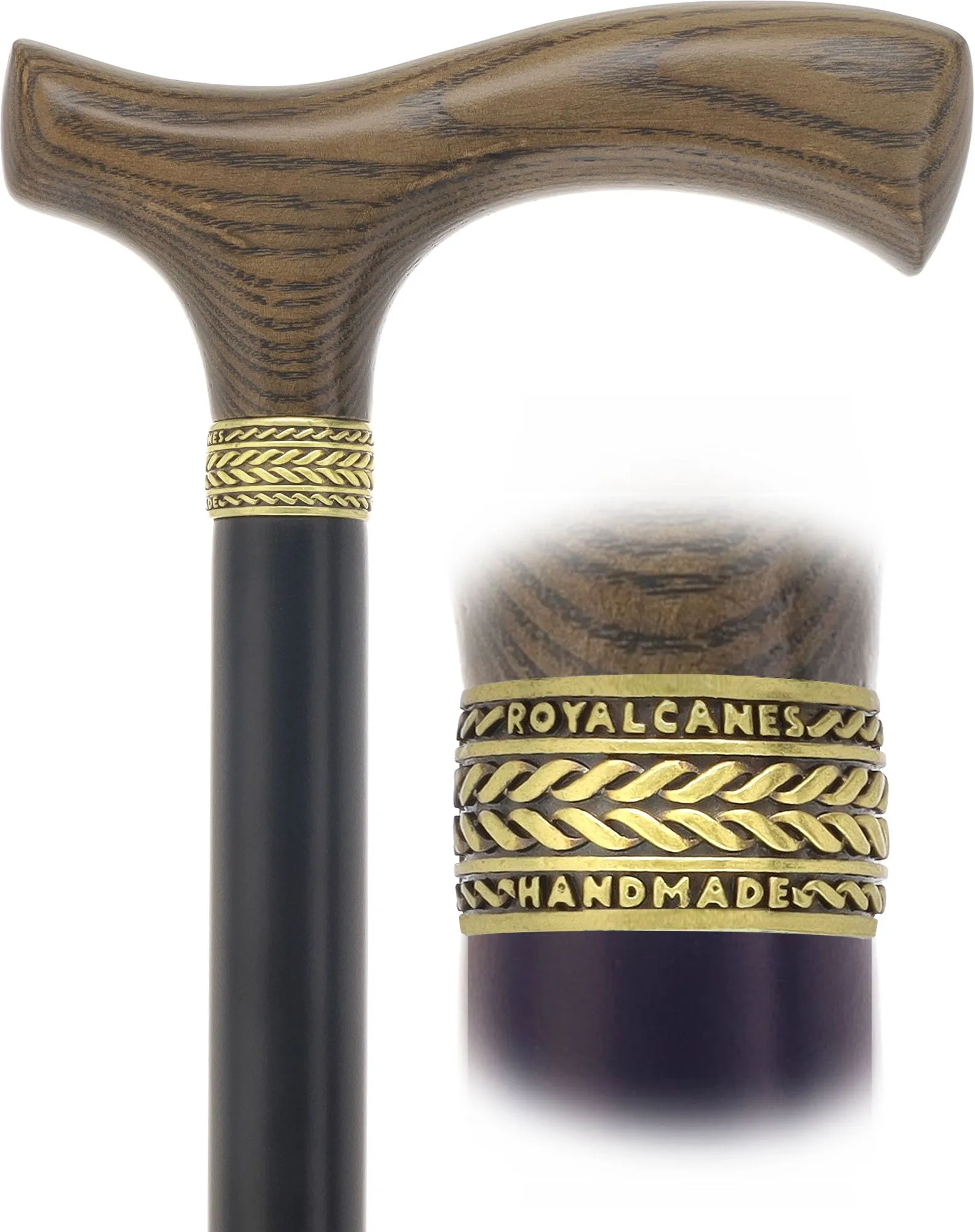 Fritz Comfort Color Stained Handle Black Shaft
