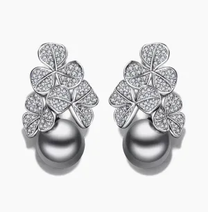 Gift Fashion flower drop earring statement jewelry