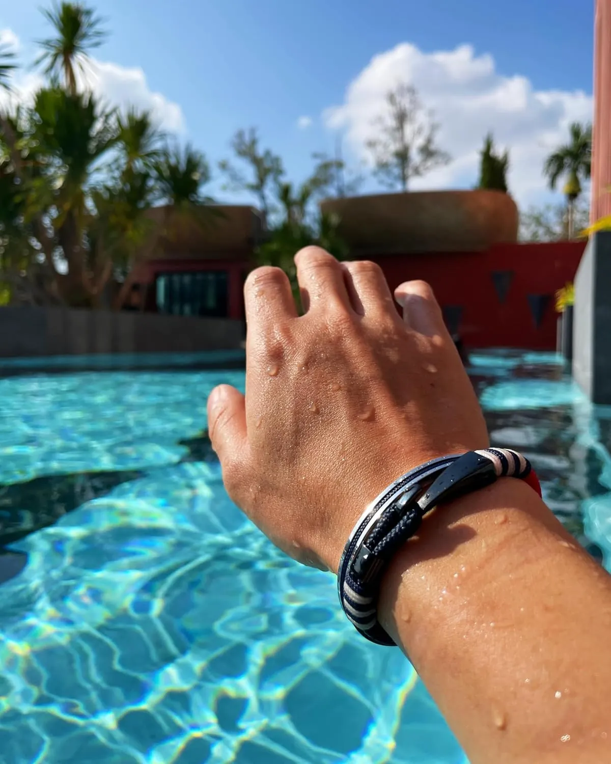 Handmade Minimalist Cuff Bracelet with Lucky Nautical Rope Inlaid Stainless Steel Cuff Unique and Stylish Bangle For Men And Women