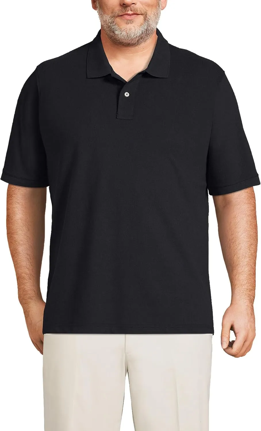 Lands' End Men's Short Sleeve Comfort-First Mesh Polo Shirt