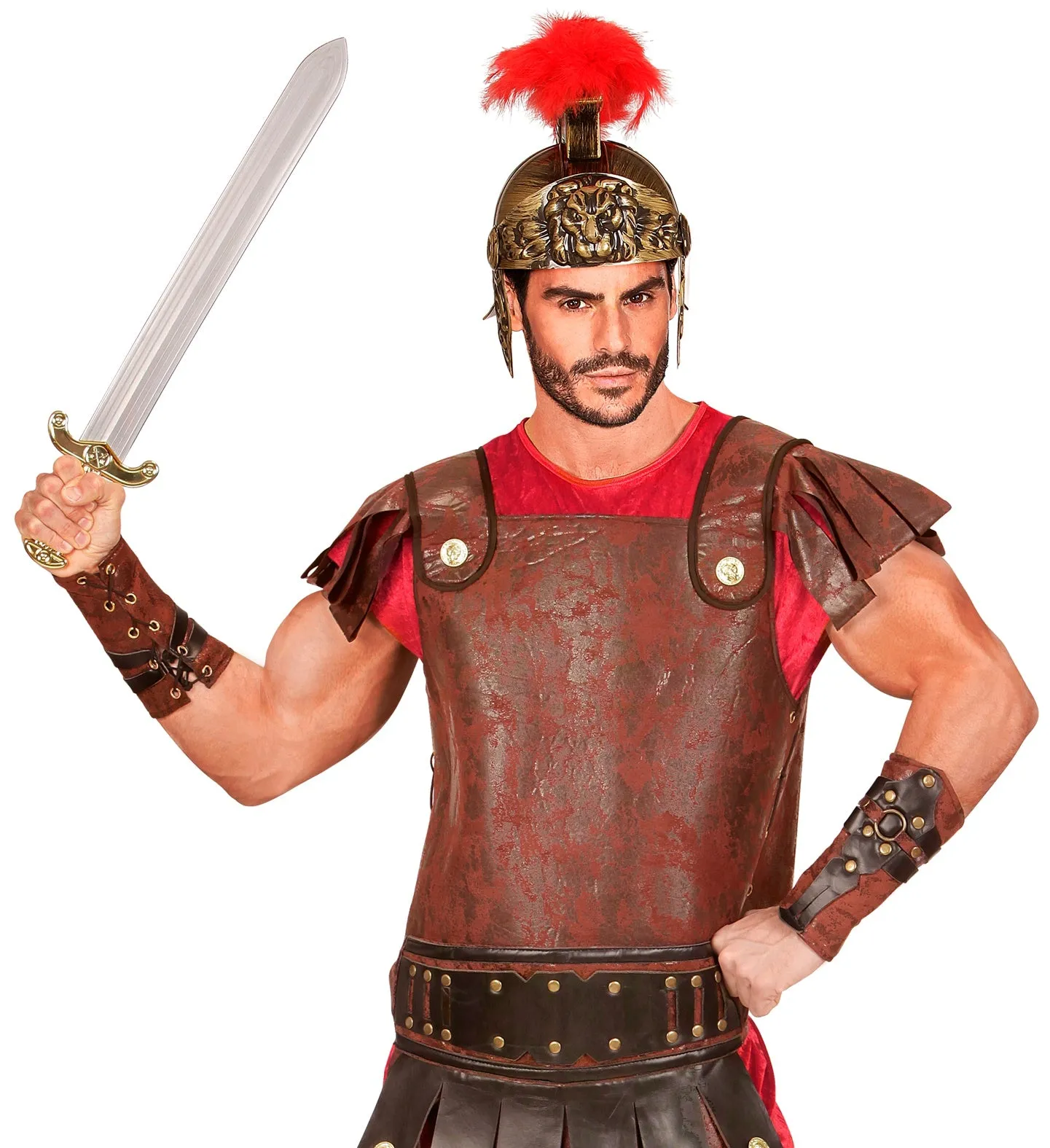 Leather Look Roman Greek Arm Guards