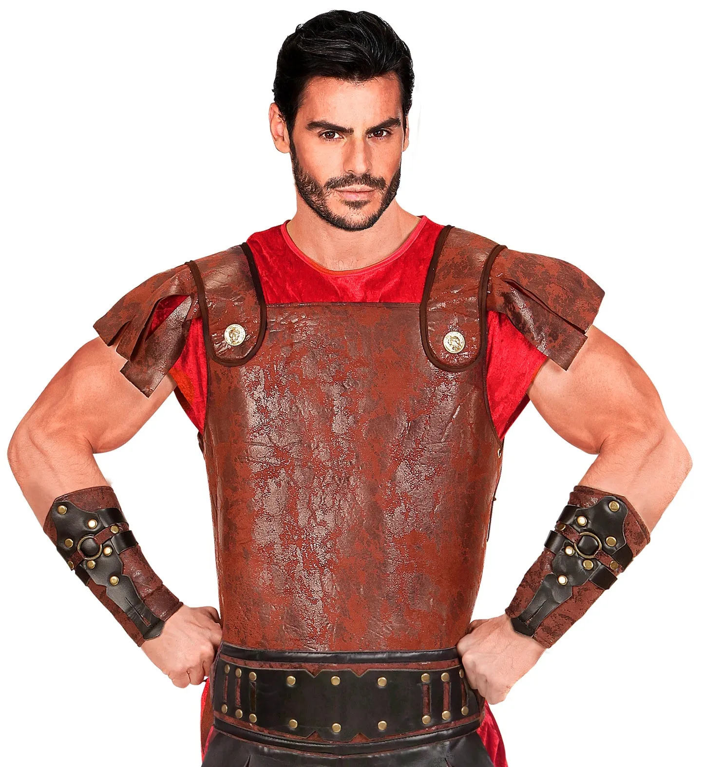 Leather Look Roman Greek Arm Guards
