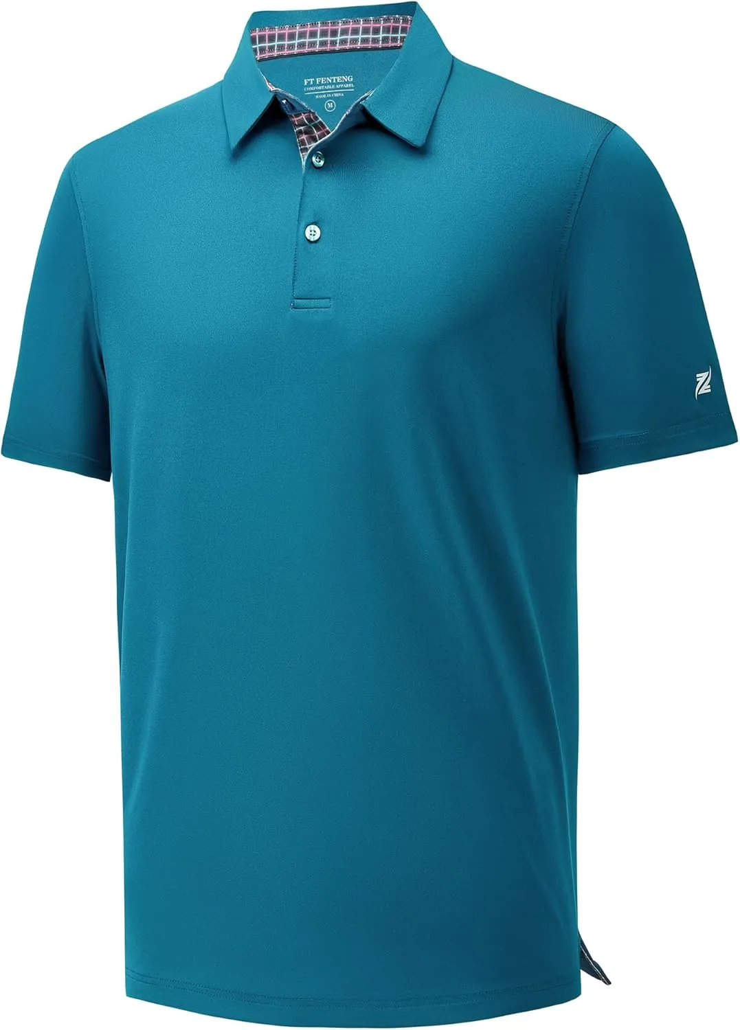 Mens Polo Shirts Short Casual Solid Stylish Dry Fit Performance Designed Collared Golf Polo Shirts for Men
