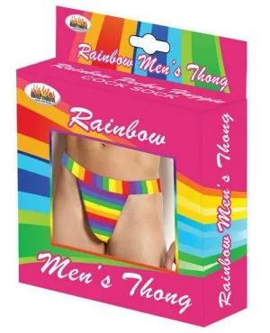 Rainbow Men's Thong