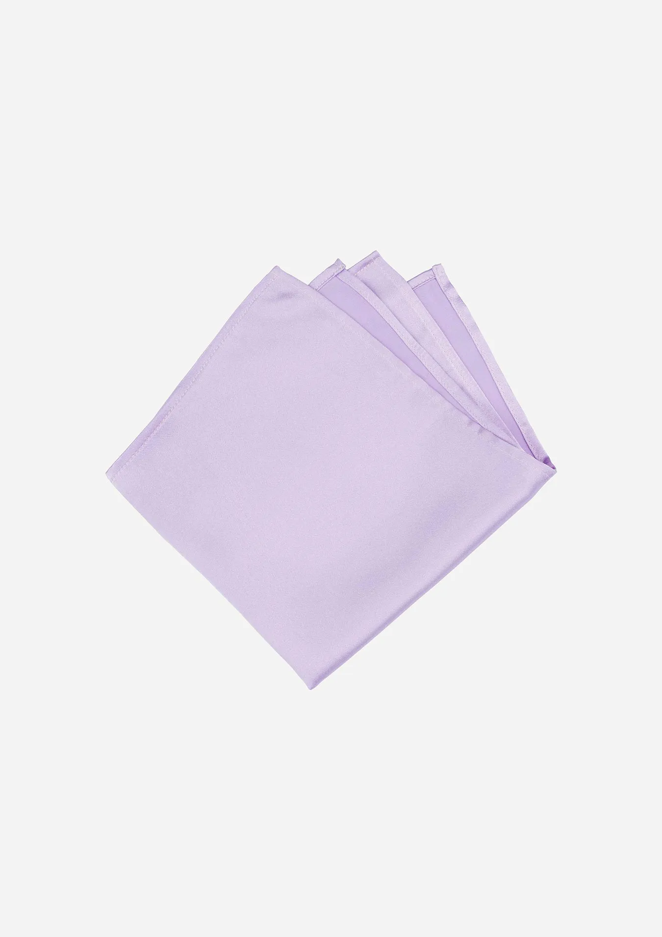 Silk Satin Lilac Pocket Square