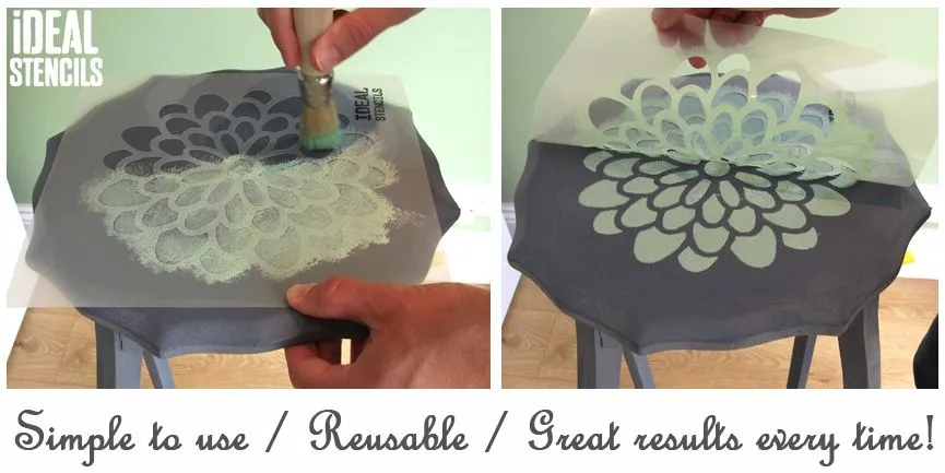 Stencil vintage French - VIGNES GREFFEES