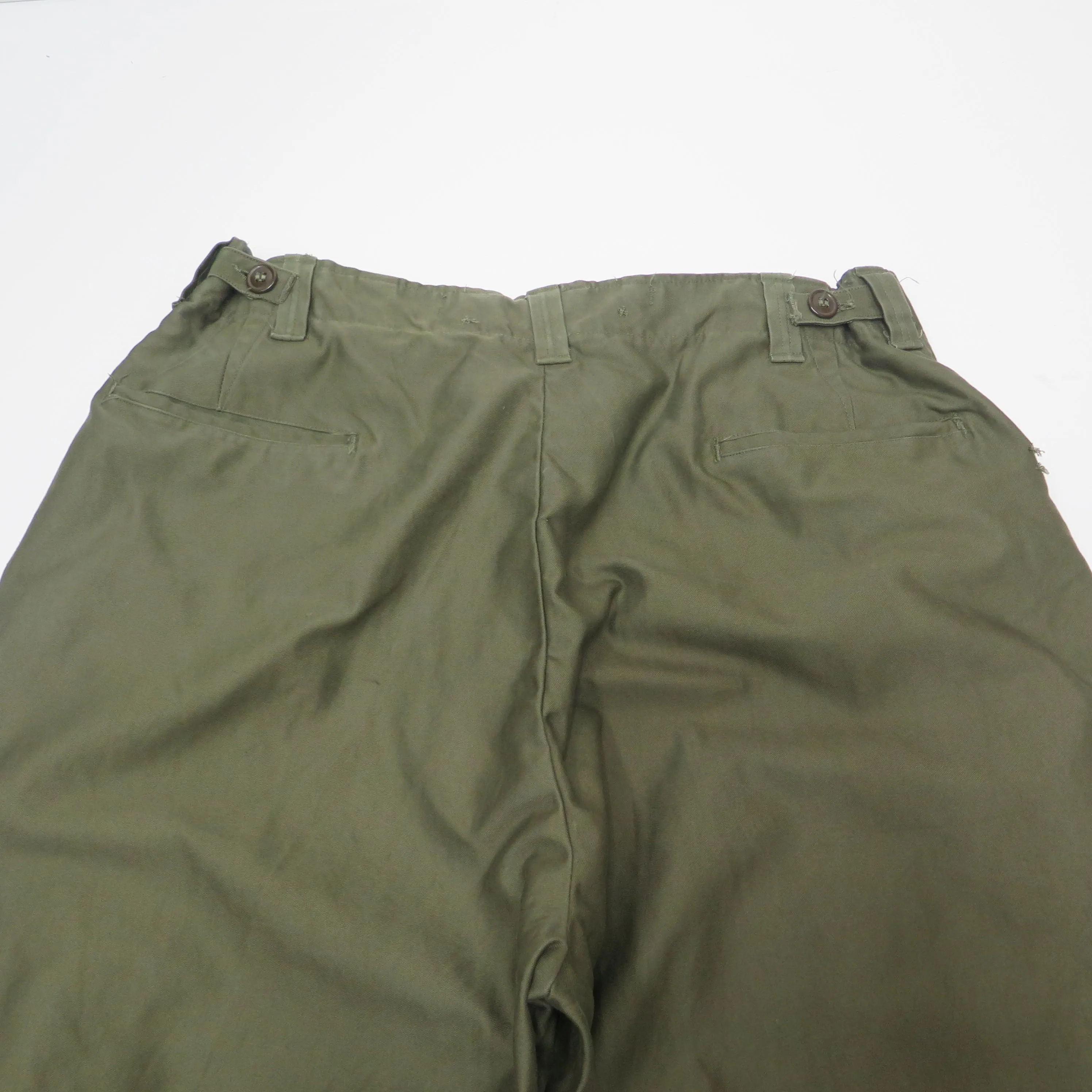 US ARMY FIELD TROUSERS PANTS PATTERN DATE FEB 1945 ISSUE DATE APR 1951 KOREAN WAR COTTON SIZE 36X28