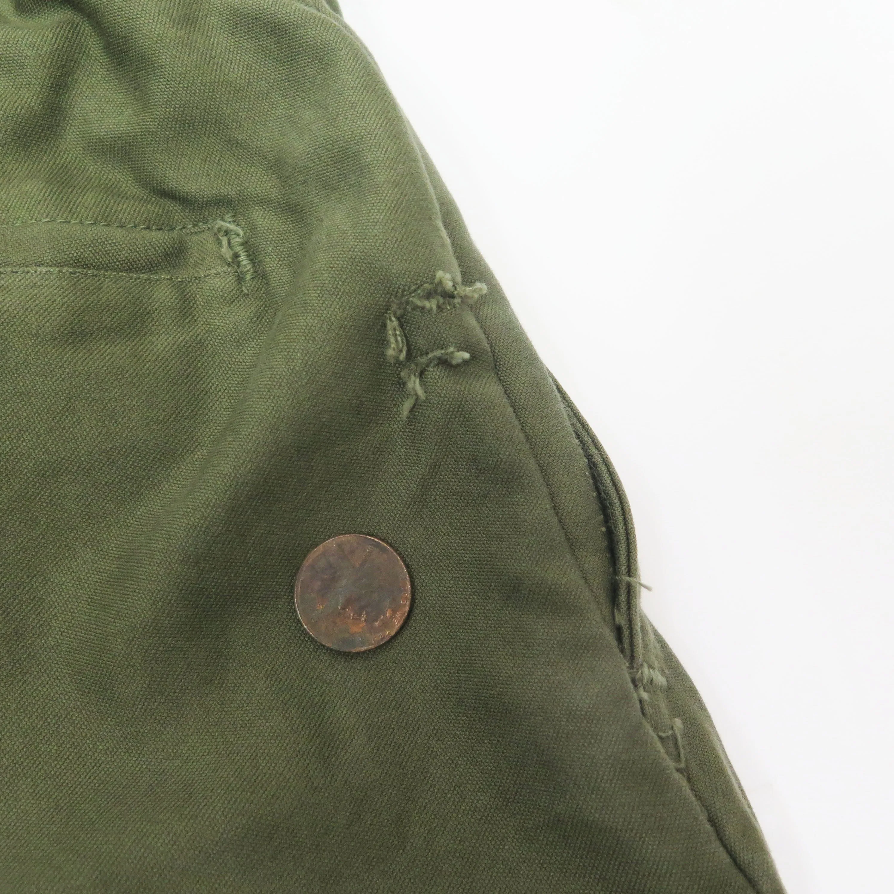 US ARMY FIELD TROUSERS PANTS PATTERN DATE FEB 1945 ISSUE DATE APR 1951 KOREAN WAR COTTON SIZE 36X28