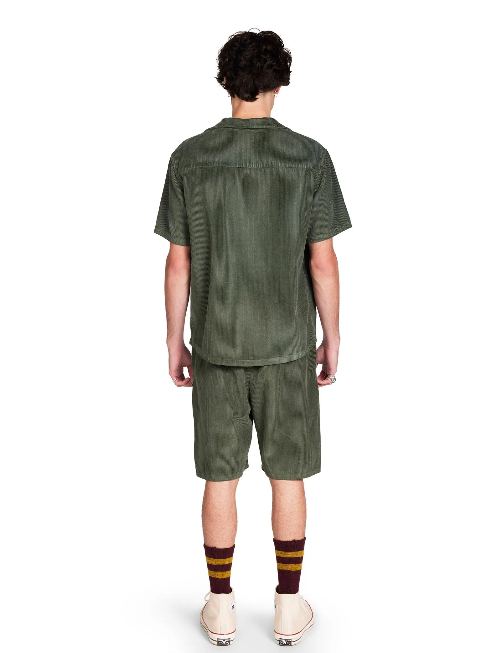 Wide Wale Corduroy Cuban Shirt